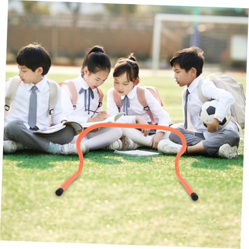 Toyvian 4Pcs Sports Training Hurdles Durable Agility Equipment for Footwork Speed Drills for Track Football and Jumping Training