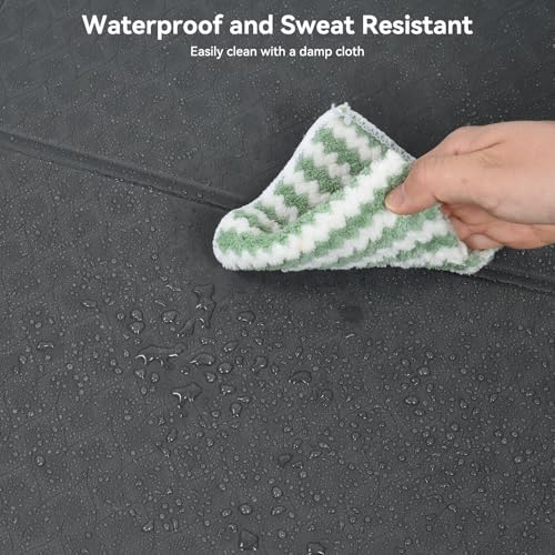 Walking Pad Mat for Carpet 73''×24'' Foldable Treadmill Pad Floor Protector Non-Slip Noise Shock Absorption Exercise Equipment Mats for Hardwood Floor/Spinning Bike/Elliptical Machine