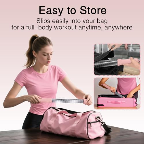 2Pcs Weighted Ropeless Battle Ropes, Heavy Duty Portable Cordless Battle Ropes for Home Gym with Poster, Workout Exercise Rope for Strength Building, HIIT and Low-Impact Aerobic Training for Men & Women