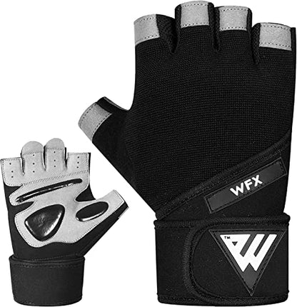 Gym Gloves Training Weight Lifting Gloves for Men Women Wrist Support Padded Extra Grip Palm Protection Fitness Workout Gloves Cycling,Hanging,Pull ups,Breathable - size: Medium