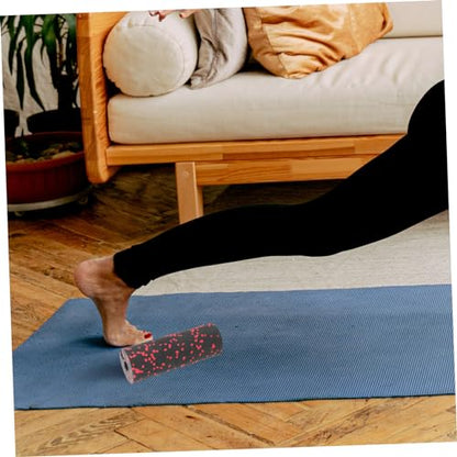 TOYANDONA Portable Compact Roller Hard Foam Massage Roller for Muscle Relaxation Lightweight and Hollow Design for Travel Fitness and Backbend Exercises