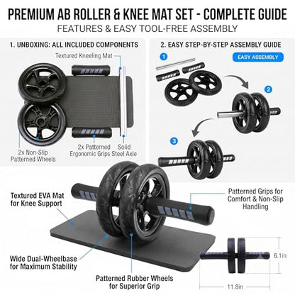 Ab Roller Wheel for Core Workout