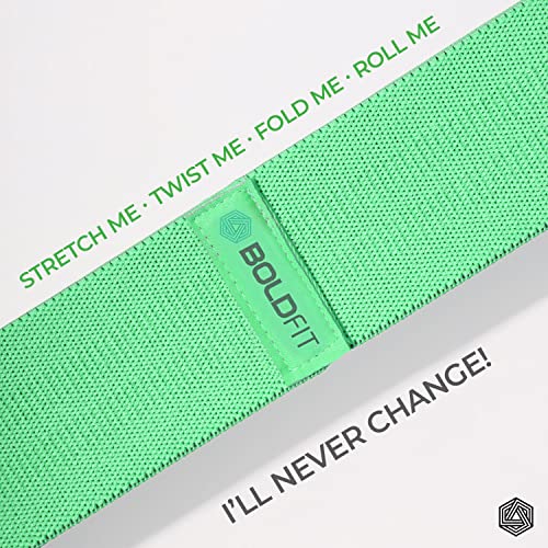Boldfit Fabric Resistance Band - Loop Hip Band for Women & Men for Hip, Legs, Stretching, Toning Workout. Mini Loop Booty Bands for Glutes, Squats Exercise Usable in-Home & Gym. (Set of 3)