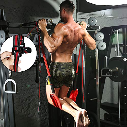 SYNTECSO 220-440Lbs Pull Up Assistance Bands - Heavy-Duty Pull Up Resistance Bands for Chin-up Workout