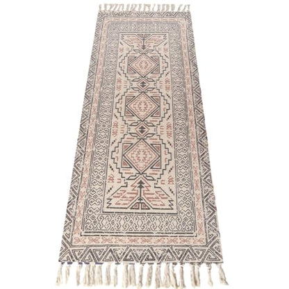 Cifupy Handmade Organic Yoga Mat made with Organic Cotton Yoga Mat - Non Slip Hand-Woven Foldable Yoga Rug Provides Excellent Comfort, Traction & Support for Indoor & Outdoor Use - 24 x 72 Inches