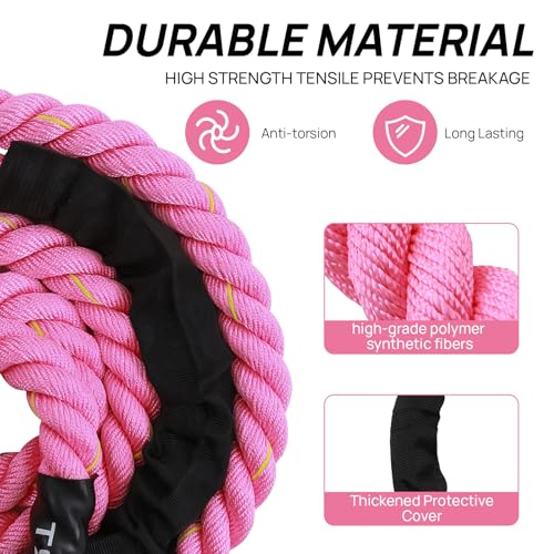 Weighted Jump Rope for Fitness – Heavy Skipping Rope for Women & Adults, Ideal for Home Gym Workouts, Strength Training, Weight Loss, and Boxing - size: 3.5 LBS