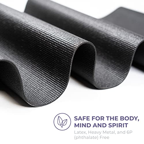 Voyage Yoga Mat, 4 Pack, 72" x 24" Extra Long Exercise Mat, 5mm Thick Bulk Yoga Mats for Schools, Anti-Tear, Non Slip Fitness Mat for Gym or Studio