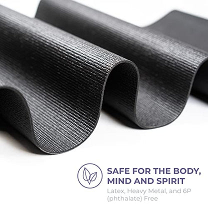 Voyage Yoga Mat, 4 Pack, 72" x 24" Extra Long Exercise Mat, 5mm Thick Bulk Yoga Mats for Schools, Anti-Tear, Non Slip Fitness Mat for Gym or Studio