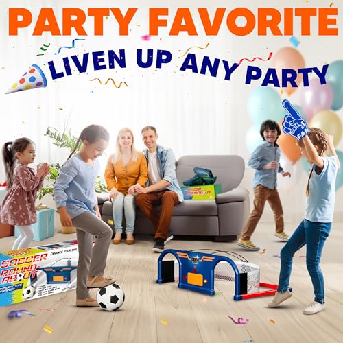Soccer Trainer, Kids Soccer Exercises Training Set | Improve Agility First Touch Ball Control & Foot-Eye Coordination Hand-Eye