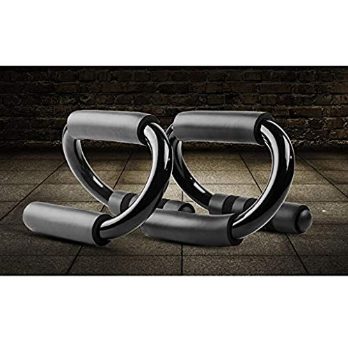 Push-up Bracket,S Shape Sports Fitness Chest Training Push Up Stands Bars,with Comfortable Foam Handles and Non-Slip