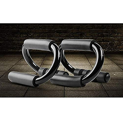 Push-up Bracket,S Shape Sports Fitness Chest Training Push Up Stands Bars,with Comfortable Foam Handles and Non-Slip