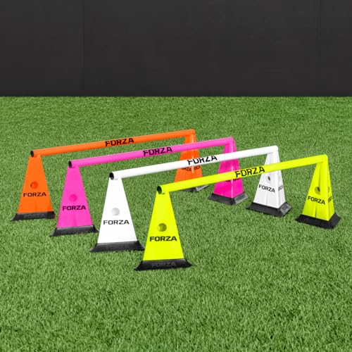 FORZA Cone & Hurdle Training Sets | Improve Your Speed & Agility Skills - Available in 3 Styles and 8 Colors