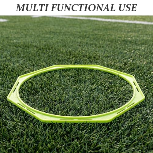 8PCS Exercise Speed Circle Hoops -15.8in Agility Training Equipment - Jumping Toss Rings for Youth Athletics Carnival Elementary Outdoor Field Day Sports 40cm