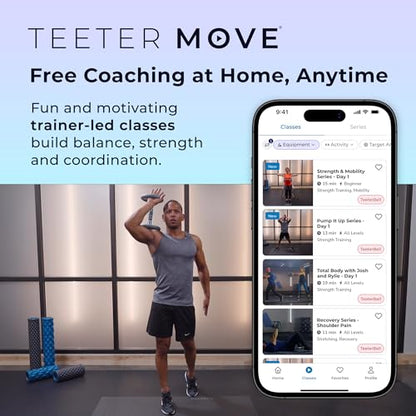 TeeterBell Multi-Grip Weight & Workout App - Dumbbell, Kettlebell & Medicine Ball All-in-one, Low-Impact Cardio and Toning for Functional Fitness - style: 10lb TeeterBell