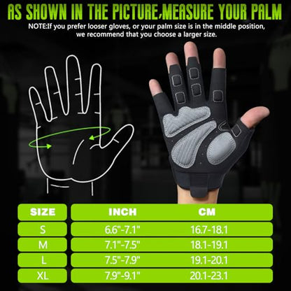 Seektop Workout Gloves for Men and Women, Weight Lifting Gloves with Full Protection, Excellent Grip, Gym, Breathable Exercise Gloves for Weightlifting, Fitness, Training