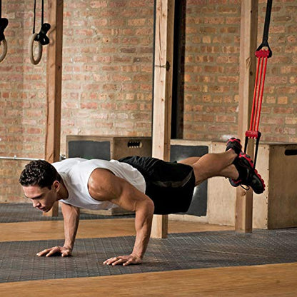 Lifeline Pull Up Revolution Assistance System to Improve Arm, Shoulders and Chest Strength with Assisted Pull Ups and Chin Ups, 3 x 10 x 6.5 inches Red