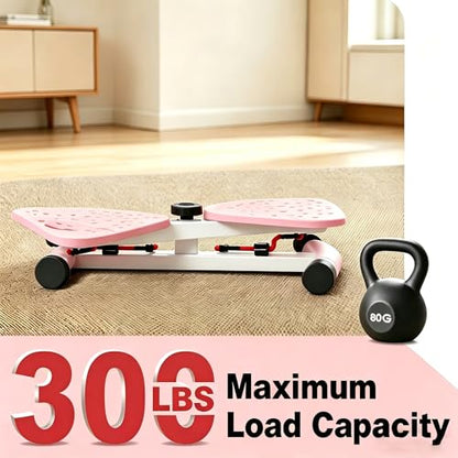 Waist Twister Machine Exercise, Ab Twister Board with the Smart LED Digital Monitor, Abs Workout for Slim Waist and Core Ab Exercise, Noiseless Home Gym Equipment for Women Men