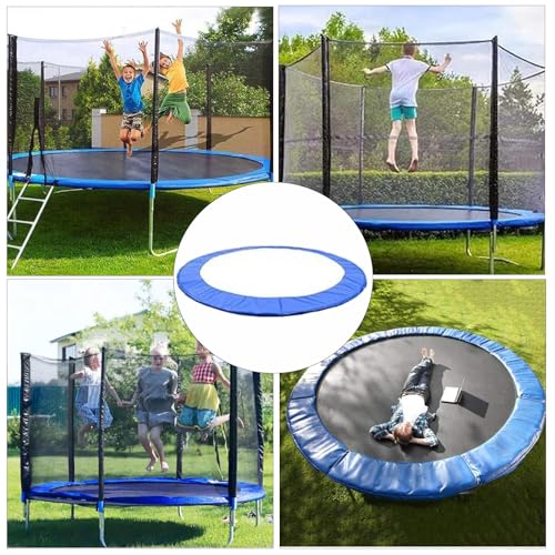 Mini Trampoline Spring Cover, 32 to 60 Inch Optional Round Small Trampoline Replacement Cover, for Kids Men Women Indoor Home Fitness(Blue,32in)