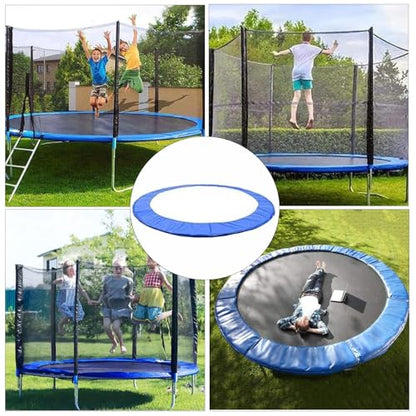Mini Trampoline Spring Cover, 32 to 60 Inch Optional Round Small Trampoline Replacement Cover, for Kids Men Women Indoor Home Fitness(Blue,32in)