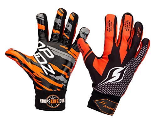 HOOPSKING Hoop Handz Basketball Weighted Training Gloves (Anti-Grip), Over 3 lbs. Per Pair, More Powerful Dribbling
