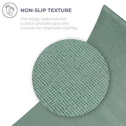 Ascend 6mm Thick Yoga Mat, 72x24in - color: Sage - Solid