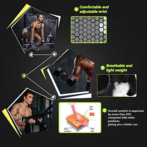 MOREOK Weight Lifting Gloves Gym Workout Gloves with Wrist Wrap Support for Men/Women-[Curved Open Back] Fitness Gloves for Weightlifting,Exercise,Training,Pull ups,Fitness,Rowing - size: X-Large
