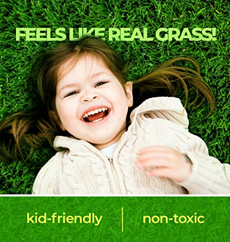 VViViD Artificial Grass Synthetic Weatherproof Vinyl Turf Mat Roll (1ft x 3.33ft (40 Inch))