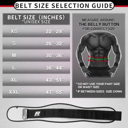 RitFit Weight Lifting Belt 6 Inch for Squats Deadlift Strength Training - color: Grey, size: S(26"-32")