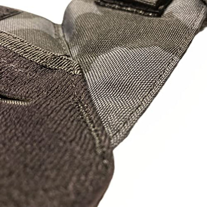 Northgym Adjustable Weighted Vest/Incl. 3D Weight Plates in 14lbs / 20lbs/ 30lbs/ 42.5lbs - Optimized Weight Distribution and with Curved Plates for Running, Functional Training and Working Out - style: Black Camo 42.5lbs