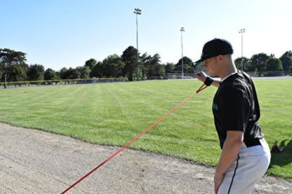 Arm Pro Bands Baseball Softball Resistance Training Bands - Arm Strength, Pitching and Conditioning Equipment, Available in 3 Levels (Youth, Advanced, Elite), Anchor Strap, Door Mount