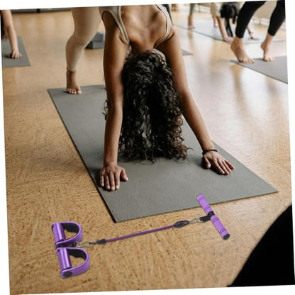 Mikinona High-Elasticity Foot Pedal Resistance Band with Upgraded Design for Sit-ups Abdomen and Full-Body Workouts Portable Lightweight Multifunctional Exercise Rope for Home and Travel