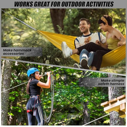 18MM Nylon Climbing Slings Runners 23 kN Strong Webbing Straps for Rock Climbing, Rappelling, Swing, Yoga Hammock etc - color: 3PCS Grey, size: 24inch/60cm
