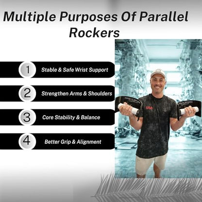 The All-American Gymnastics Training Kit, Includes Ultra Rockers, Ring Rockers & Parallel Rockers for Full-Body Strength, Balance & Core Conditioning, Home Gym Equipment for Athletes & Coaches