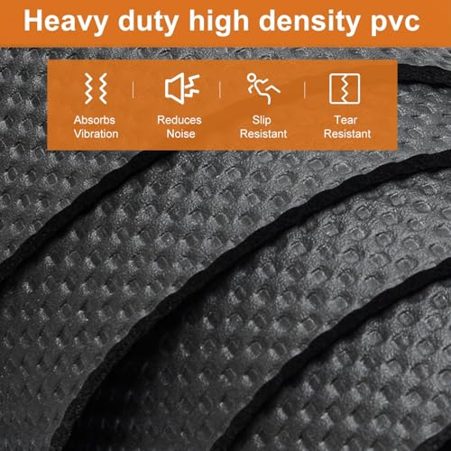 Treadmill Walking Pad Mat for Carpet Floors,Folding Treadmill Mat for Hardwood Floors,for Under Exercise Bike, Exercise Equipment Mat,Reduce Noise Shock Absorption - size: 60" X 29.5"