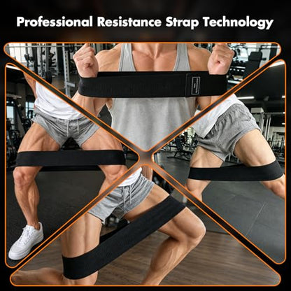 Thigh Trainer with Resistance Band, Adjustable Inner Thigh Exerciser 22–77 lbs, Hip & Leg Workout Equipment for Home Strength Training, Pelvic Floor Support for Men & Women