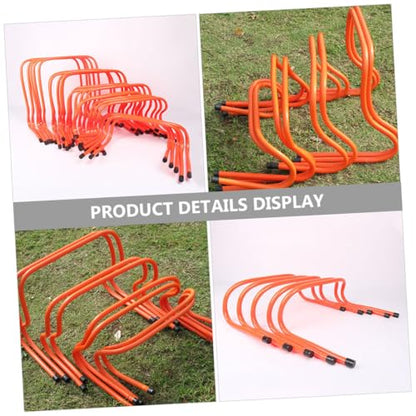 KICHOUSE 2pcs Plastic Agility Speed Hurdles 15cm for ’s Soccer Football Training Equipment Sturdy Wear-Resistant Track Hurdles for Sports and Fitness