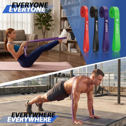 Pull Up Assistance Bands,Muit Levels Resistance Bands for Senior/Adults,Exercise Bands with Door Anchor, Strength Bands for Fitness Training, Physical Therapy,Home Gym Workouts