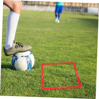 KESYOO 6Pcs Portable Agility Rings for Football and Basketball Training Multi Function Agility Circles for Sports Enhance Coordination and Observation Skills and