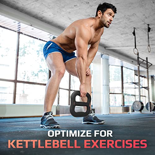 Yes4All 3-in-1 Multifunctional Neoprene Dumbbell/Multi-Usage Dumbbell with Solid Core, Ergonomic Curve,Black