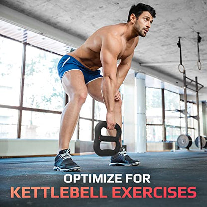 Yes4All 3-in-1 Multifunctional Neoprene Dumbbell/Multi-Usage Dumbbell with Solid Core, Ergonomic Curve,Black