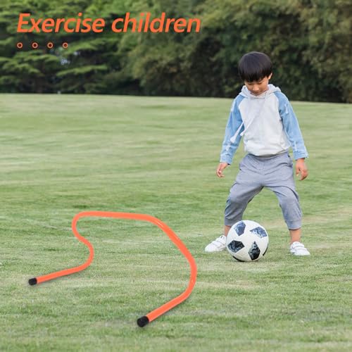 Alipis 2pcs Plastic Agility Hurdles 23cm Sports Training Hurdle Equipment for Youth Football Speed and Footwork Training