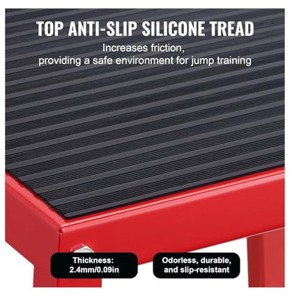 Plyometric Jump Boxes 12/18/24 Inch, 3-Piece Set - Anti-Slip Fitness Platform for Home Gym, Strength & Agility Training, Step Up Exercise Box