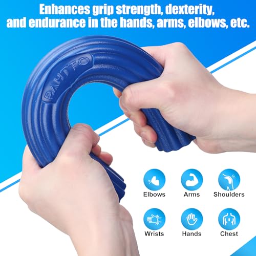 Flexible Resistance Bar for Physical Therapy, Resistance Exercise Twisting Bar for Tennis Elbow, Tendonitis Pain Relief & Grip Strength Trainer, Non-Slip 3 Resistance Levels