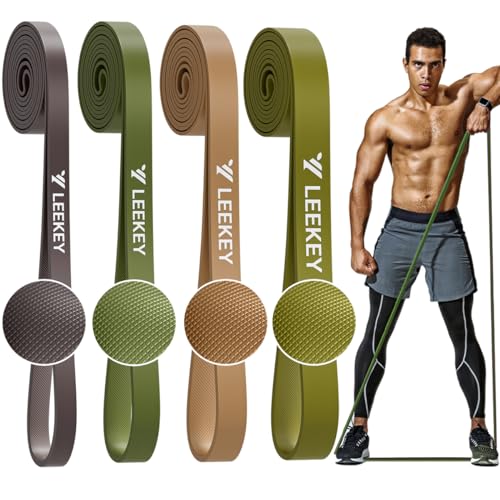 Pull Up Assistance Bands,Muit Levels Resistance Bands for Senior/Adults,Exercise Bands with Door Anchor, Strength Bands for Fitness Training, Physical Therapy,Home Gym Workouts - color: 5-85LBS GREEN