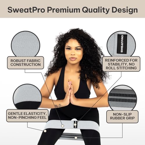 3-in-1 Exercise & Toning Kit – Non-Slip Fabric Booty Bands, Strength Resistance Bands & Core Sliders – Total Body Home Gym for Glutes, Legs & Abs – Portable Fitness Set with Carry Bag