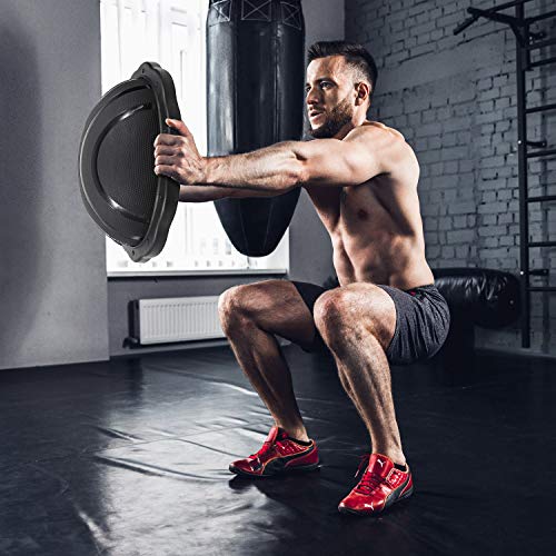 Yes4All 880LBS Half Ball Balance Trainer, Pilates Balance & Stability Ball for Exercises, Home Gym, Floor & Full Body Workouts