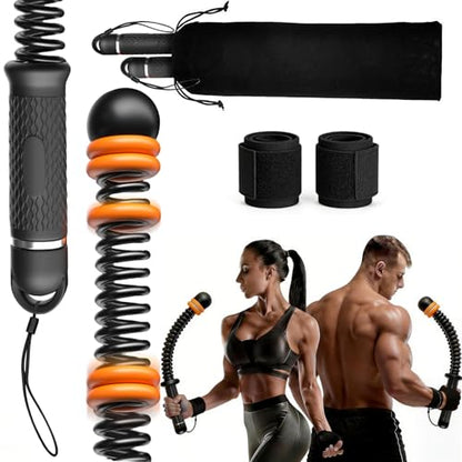 Weighted Ropeless Battle Ropes Adjustable Battle Ropes for Home Gym for Full Body Workout, HIIT and Low-Impact Aerobic Training Cardio Strength Training, Fitness Gift, Indoor Workout Equipment