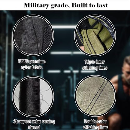 Acefit Training Sandbag for Working Out| Heavy Duty Workout Sandbags| Weights Sand Bags for Training, Exercise| Military Conditioning, Fitness, Cross-Training & Strength Training