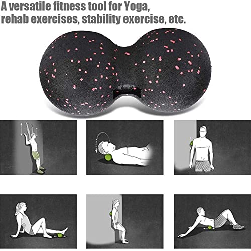 Lacrosse Myofascia Ball Peanut Massage High Density Lightweight Fitness Body Fascia Exercise Relieve Pain Yoga