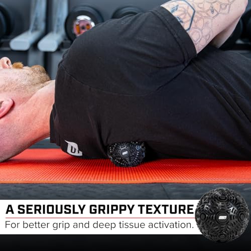Massage Ball - Deep Tissue Muscle Knot Release Tool - Back, Legs, Shoulders, and More (3" Black Massage Ball) - color: 3" Black Massage Ball